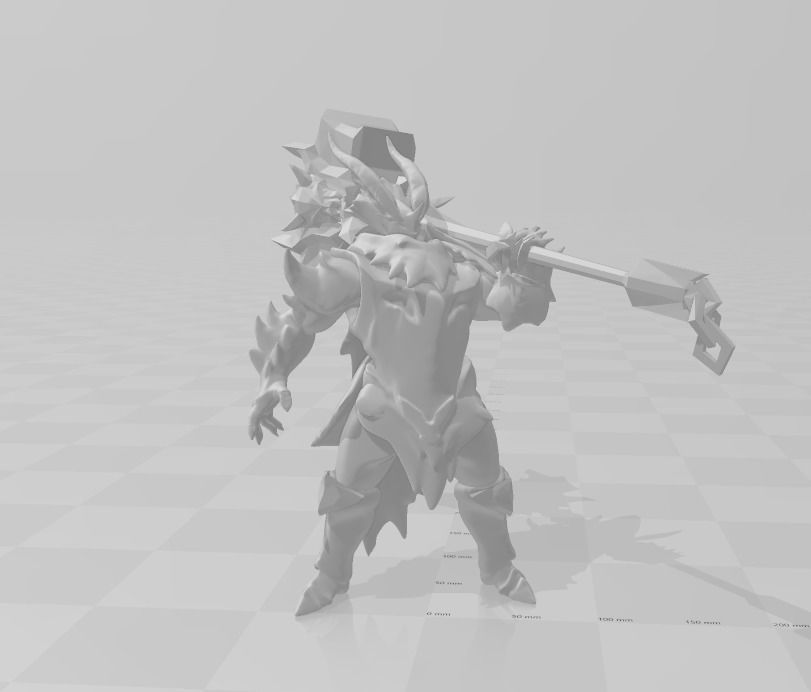 Dragon Knight Moderkaiser 3D Model 3D print model_2