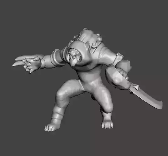 Pretty Kitty Rengar 3D Model