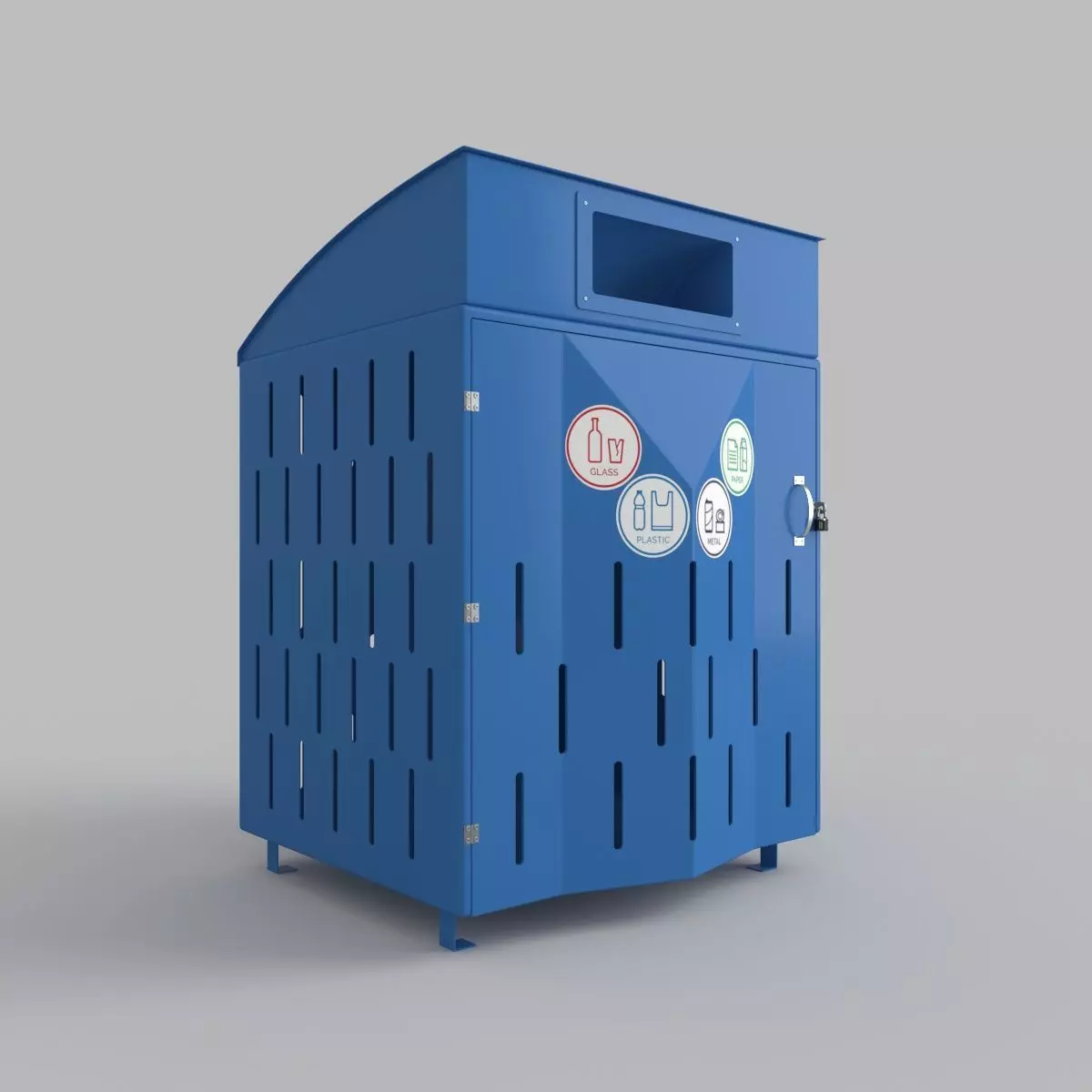 Garbage container 3D model_0