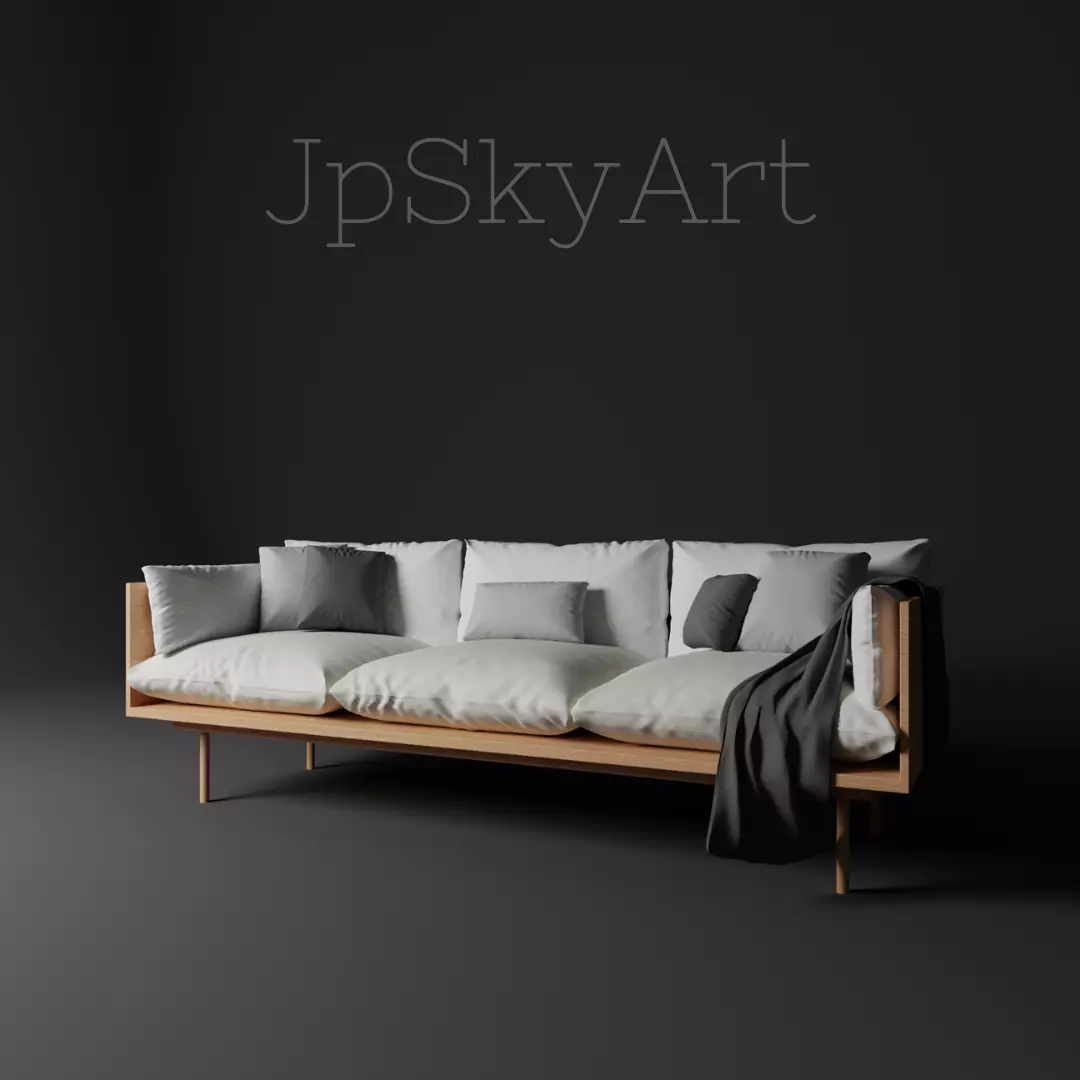 Modern sofa Free 3D model