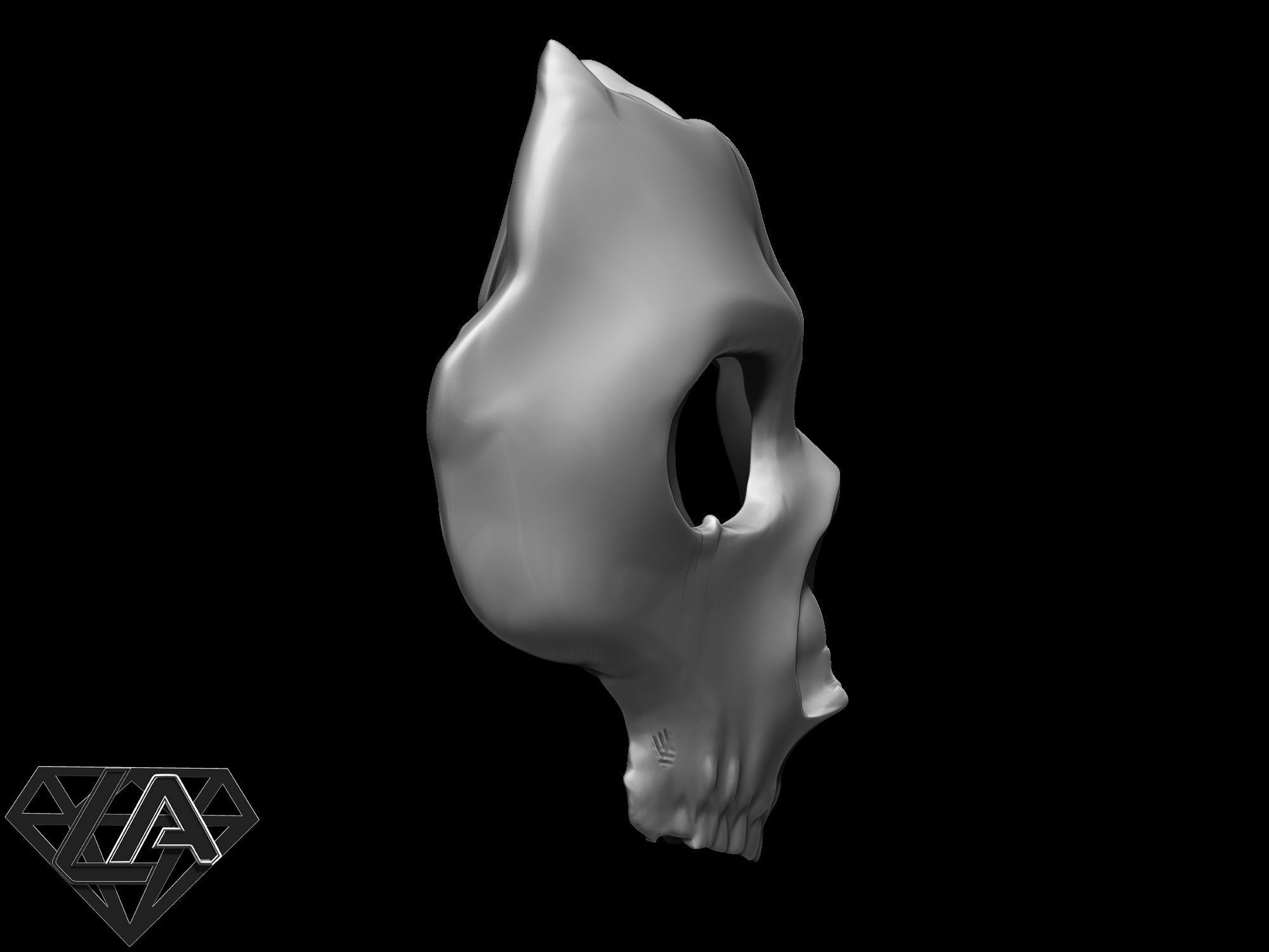 COD MW 2019 Ghost azrael Mask 3D print model_6