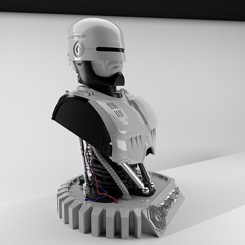 Robocop Bust for 3d Print 3D print model