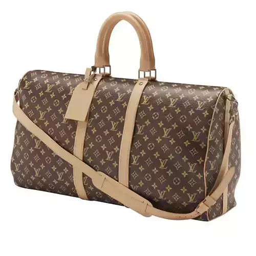 Louis Vuitton Monogram Keepall Bandouliere 55 3D model