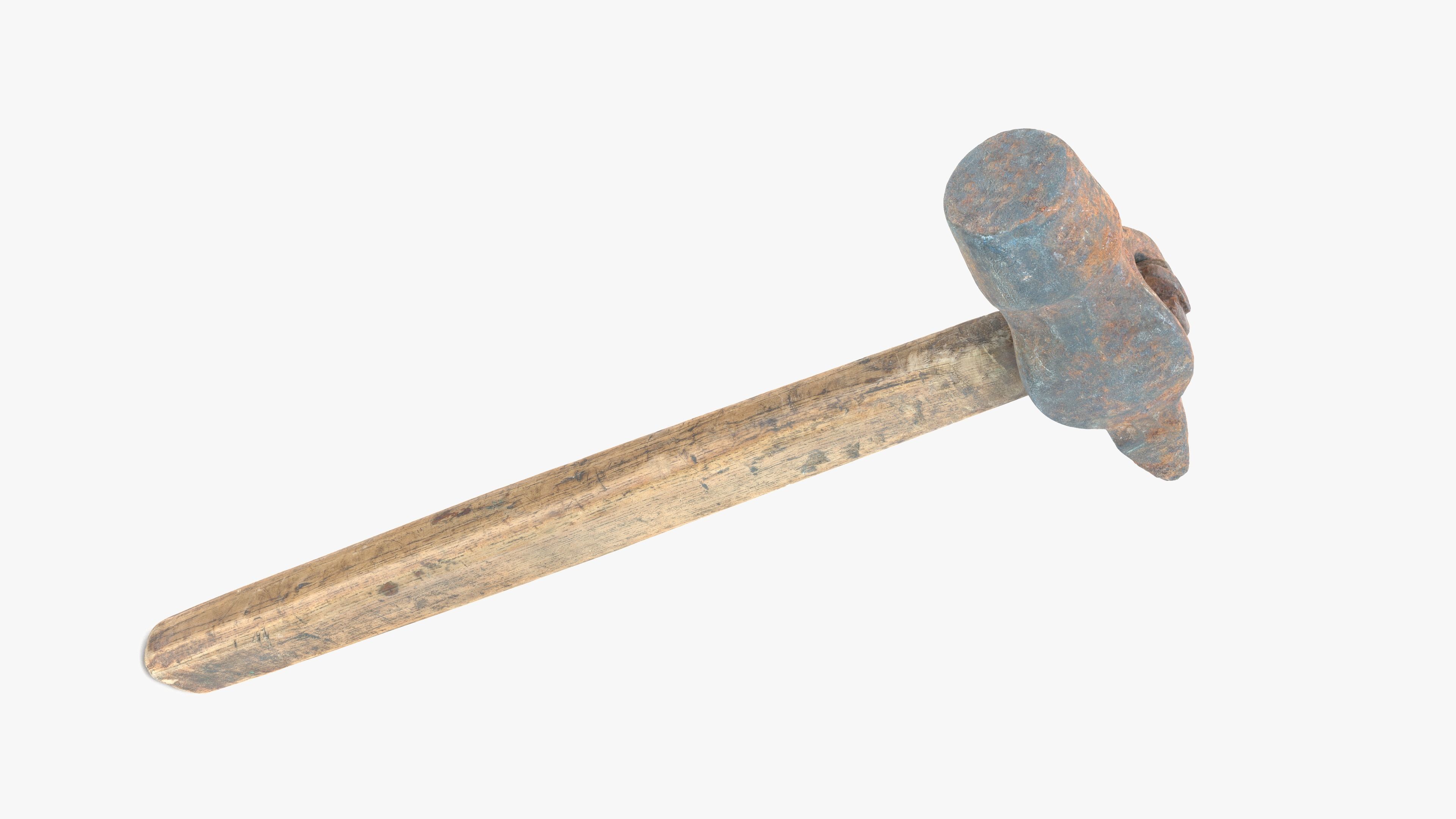 Hammer Small Low-poly 3D model_13