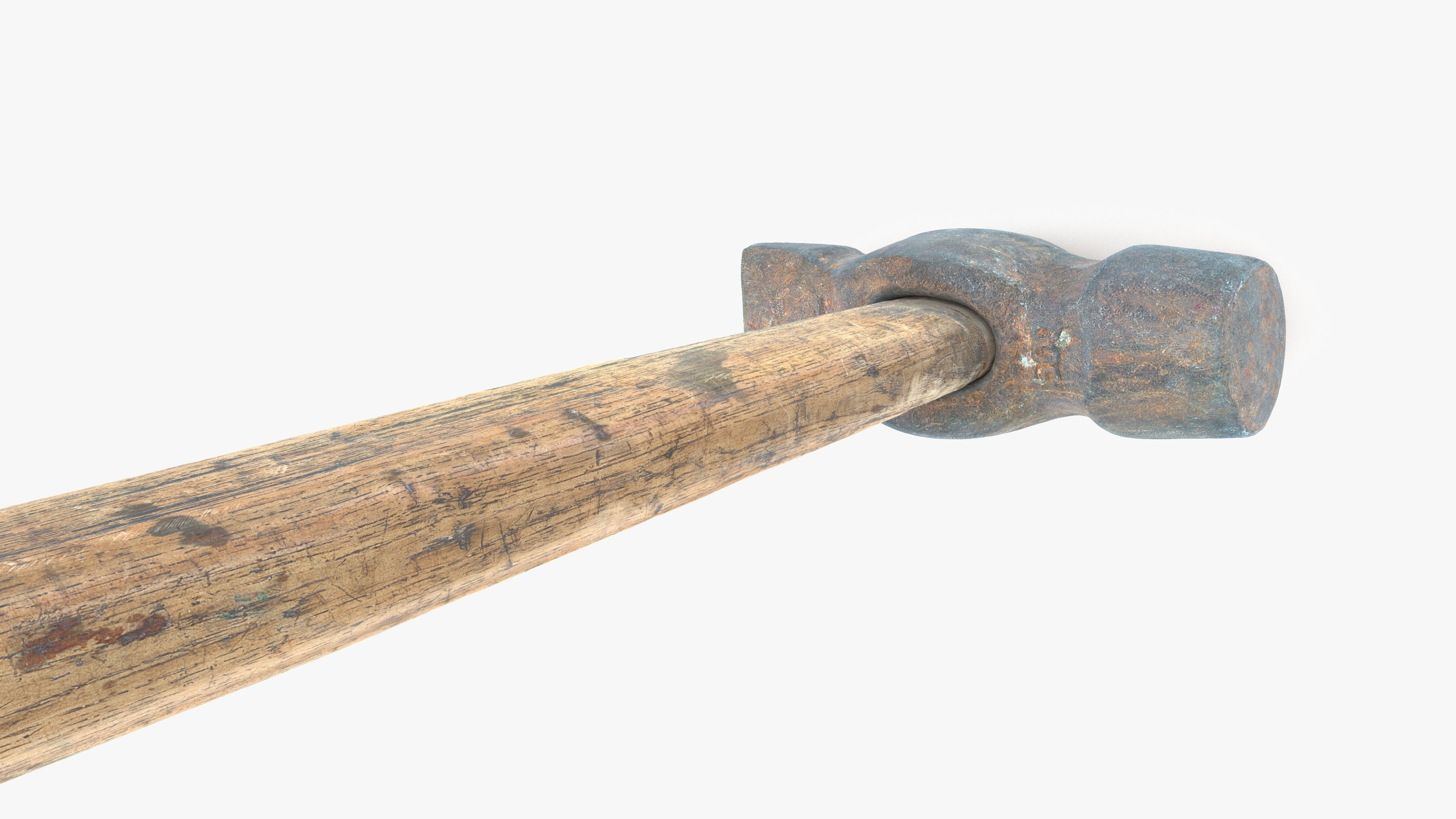 Hammer Small Low-poly 3D model_9