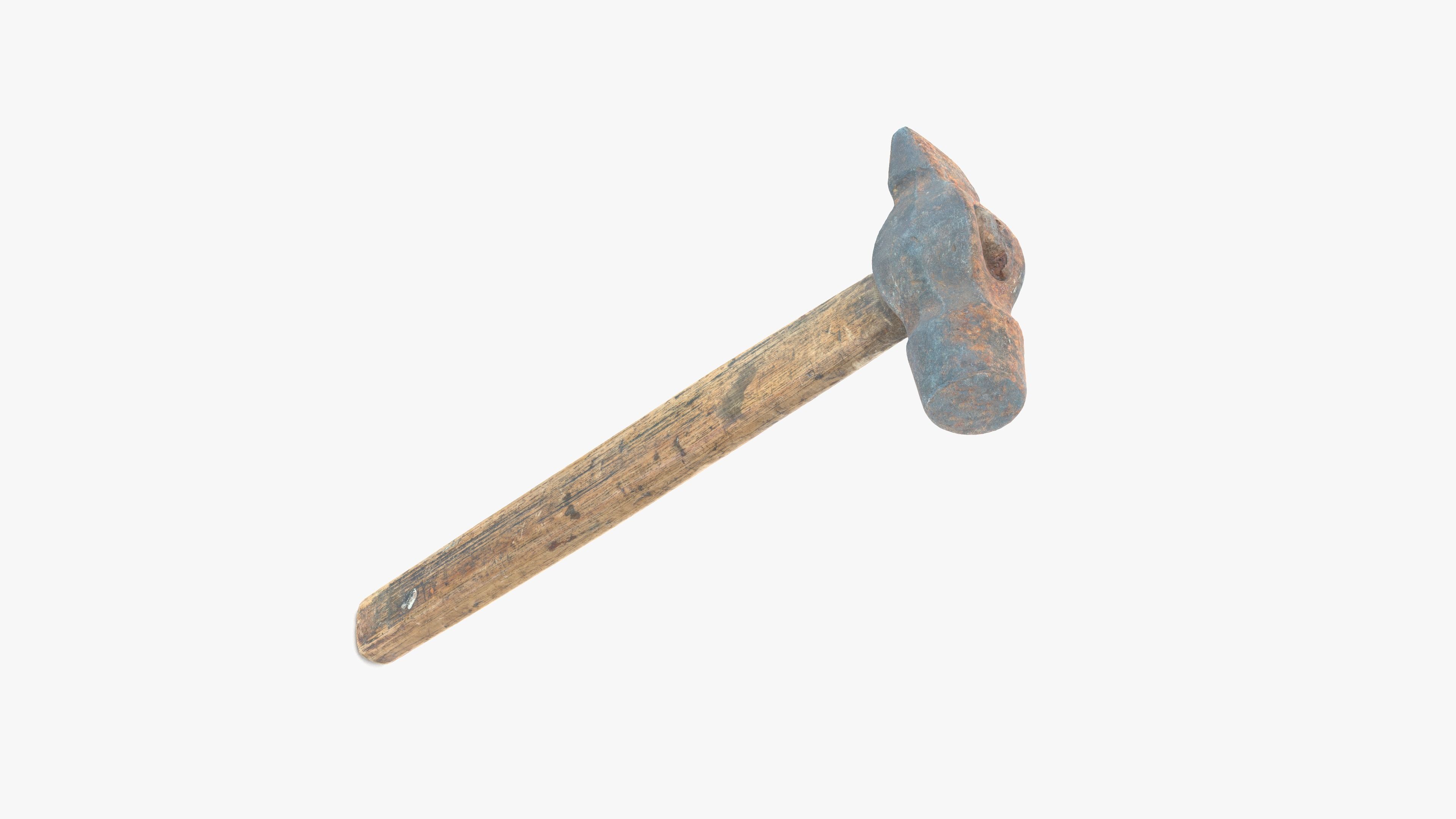 Hammer Small Low-poly 3D model_3