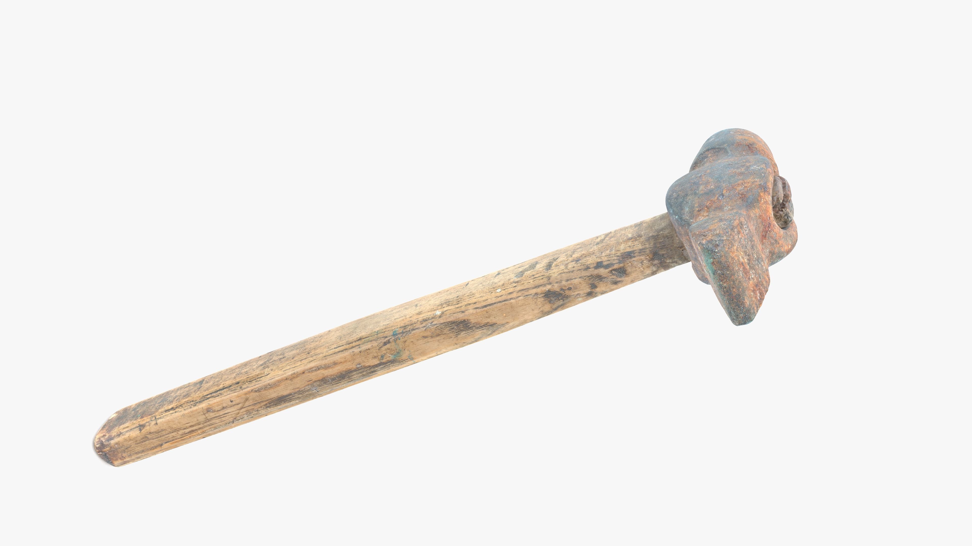 Hammer Small Low-poly 3D model_11
