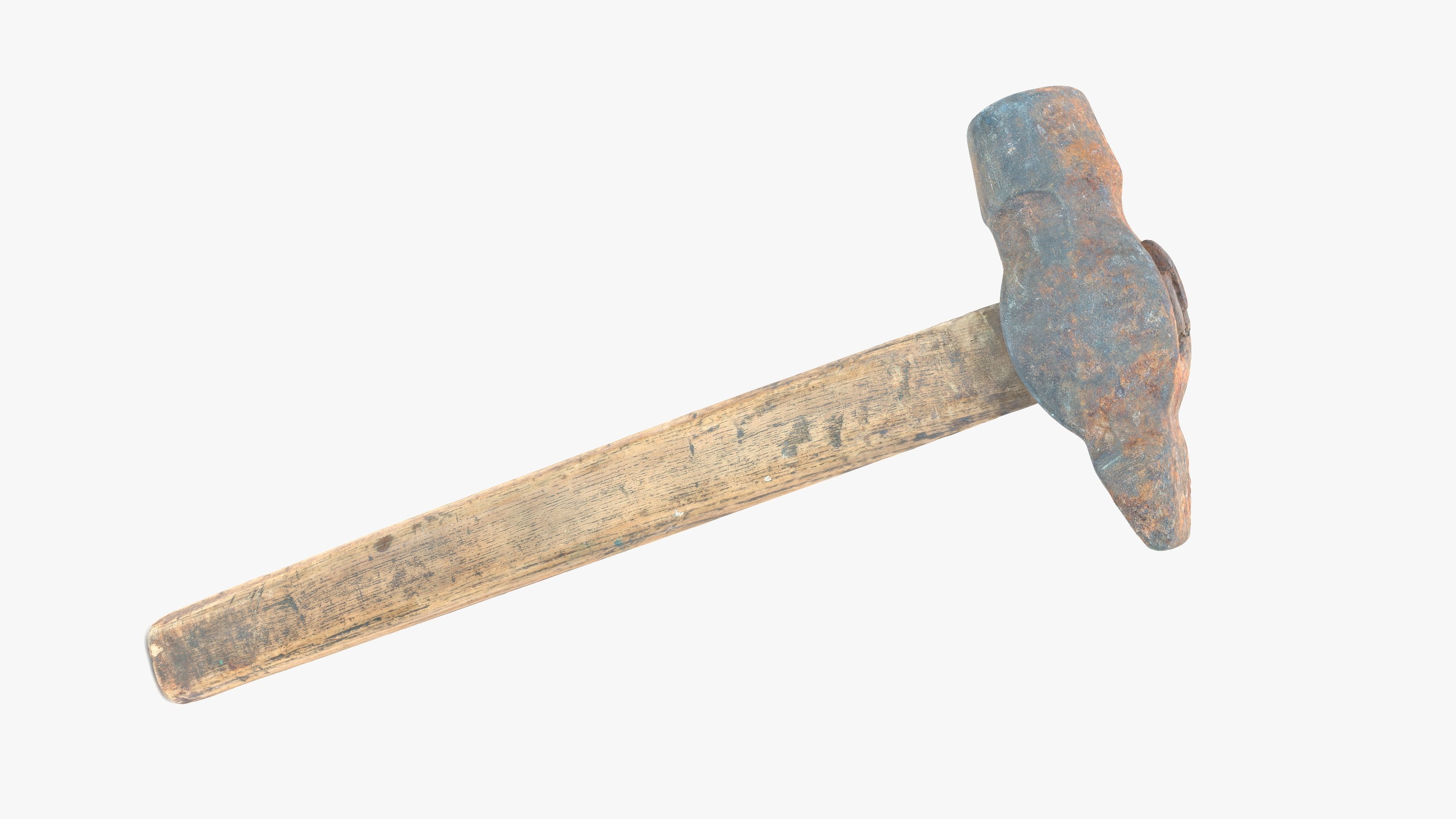 Hammer Small Low-poly 3D model_12