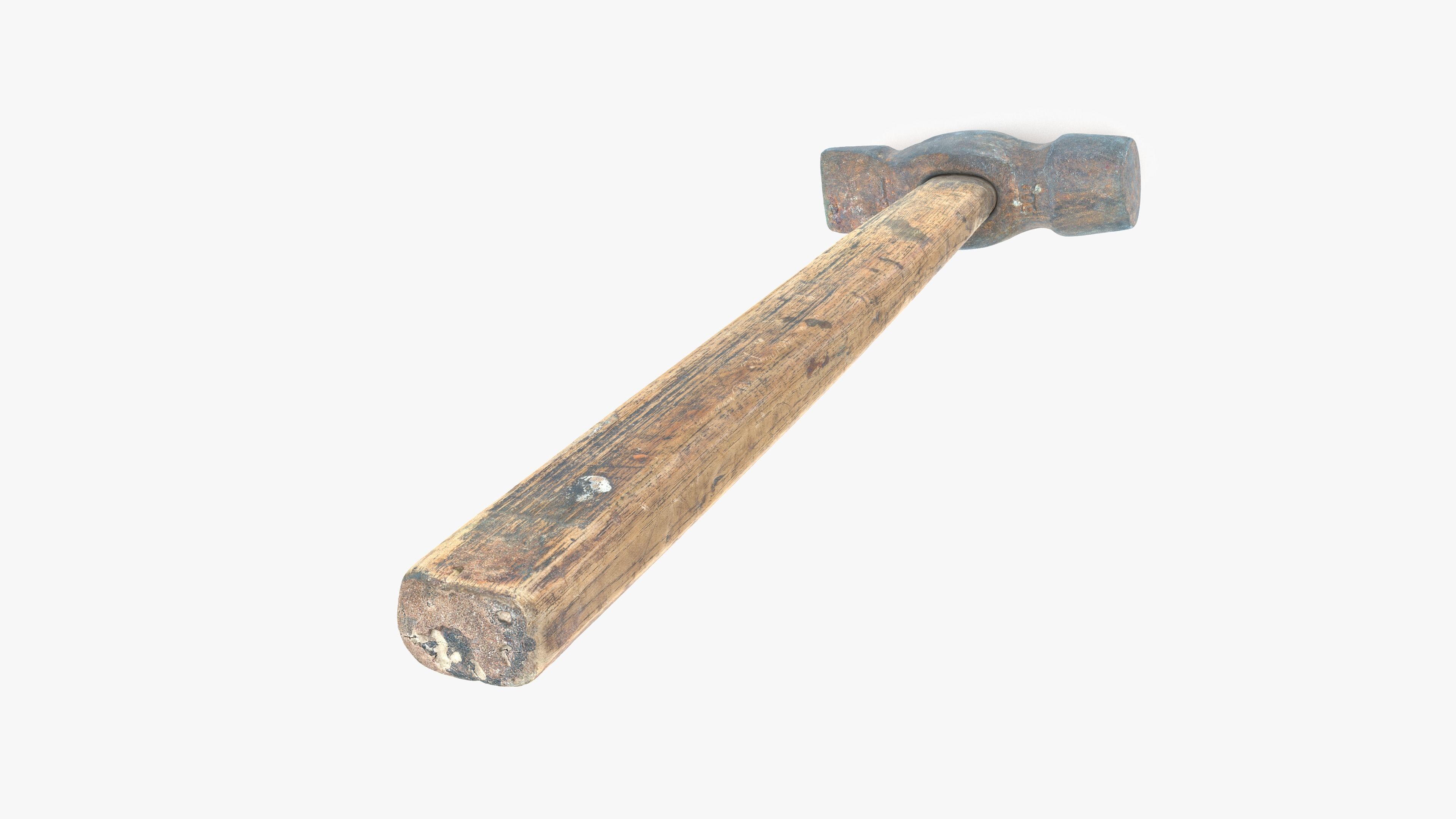 Hammer Small Low-poly 3D model_1