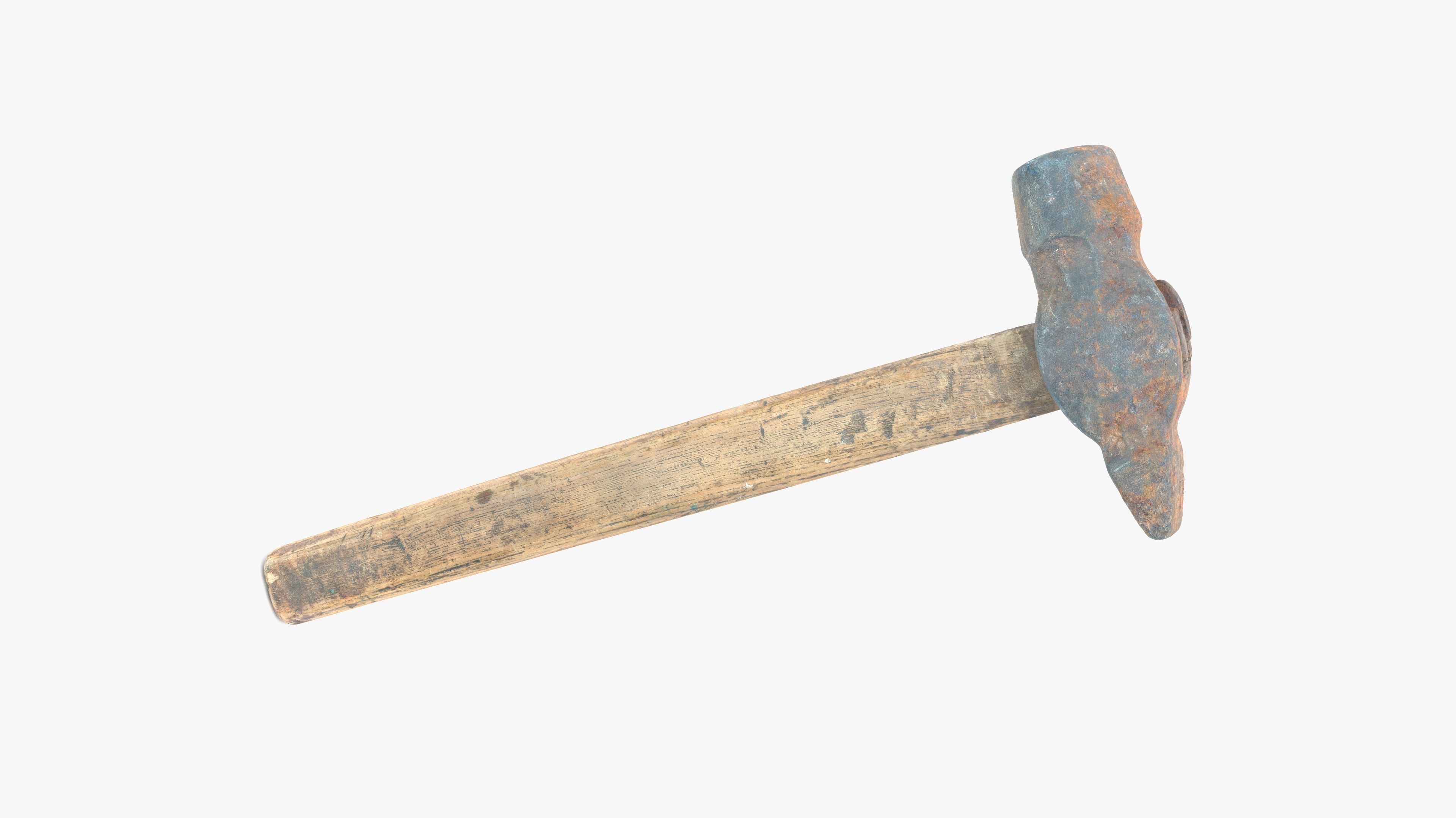 Hammer Small Low-poly 3D model_4