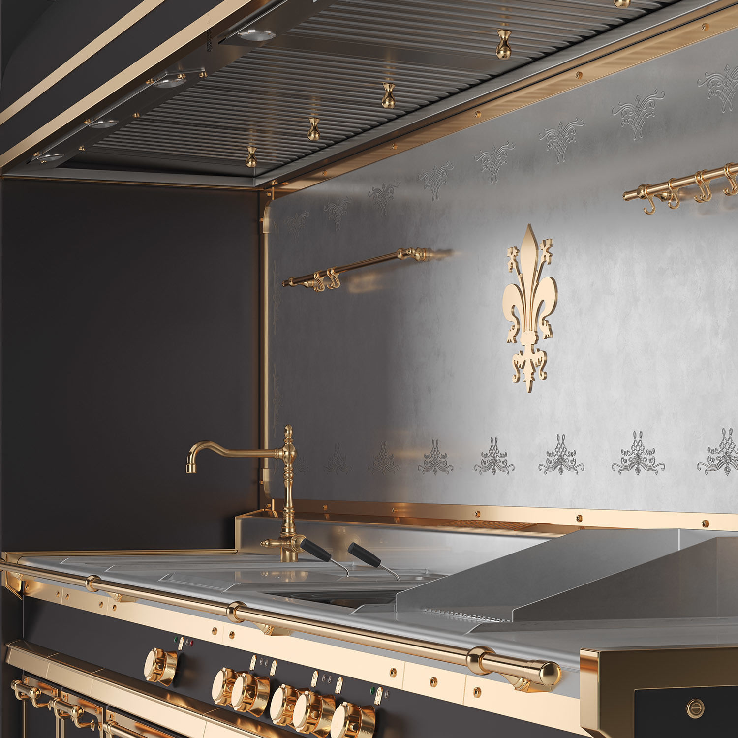 Officine Gullo kitchen set 3d model 3D model_1