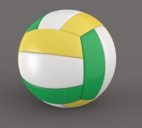 Volleyball Ball 3D model_3