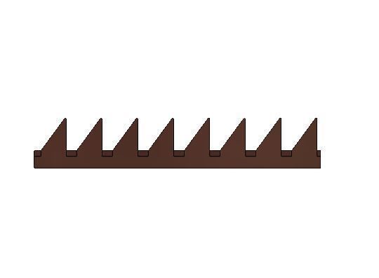 Model Railway Anti-Trespass Panel Wood or Metal 3D print model_4