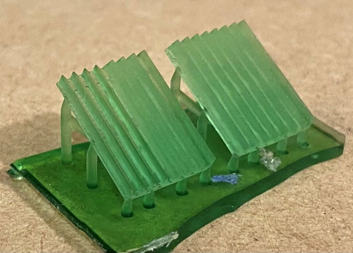 Model Railway Anti-Trespass Panel Wood or Metal 3D print model_2