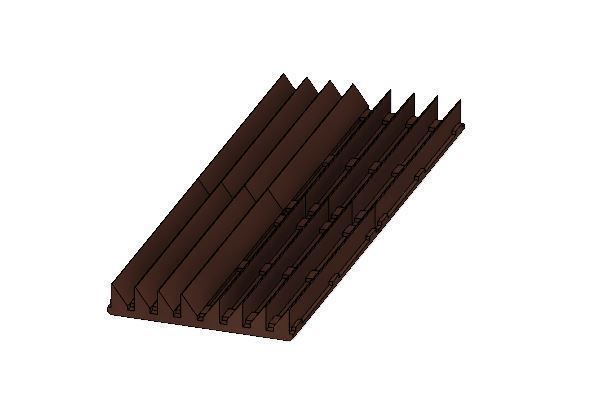 Model Railway Anti-Trespass Panel Wood or Metal 3D print model_13