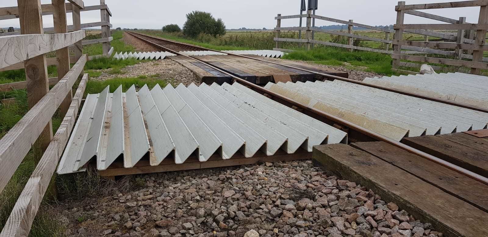 Model Railway Anti-Trespass Panel Wood or Metal 3D print model_20