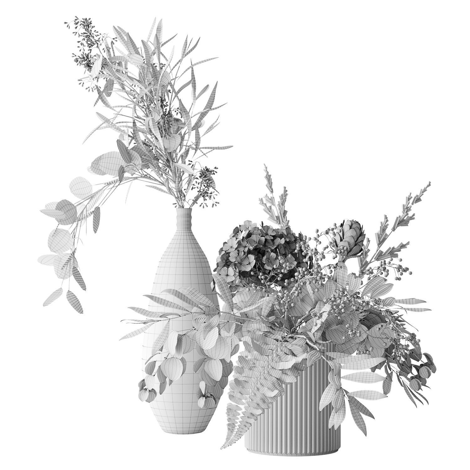 Bouquet 01 3D model_3