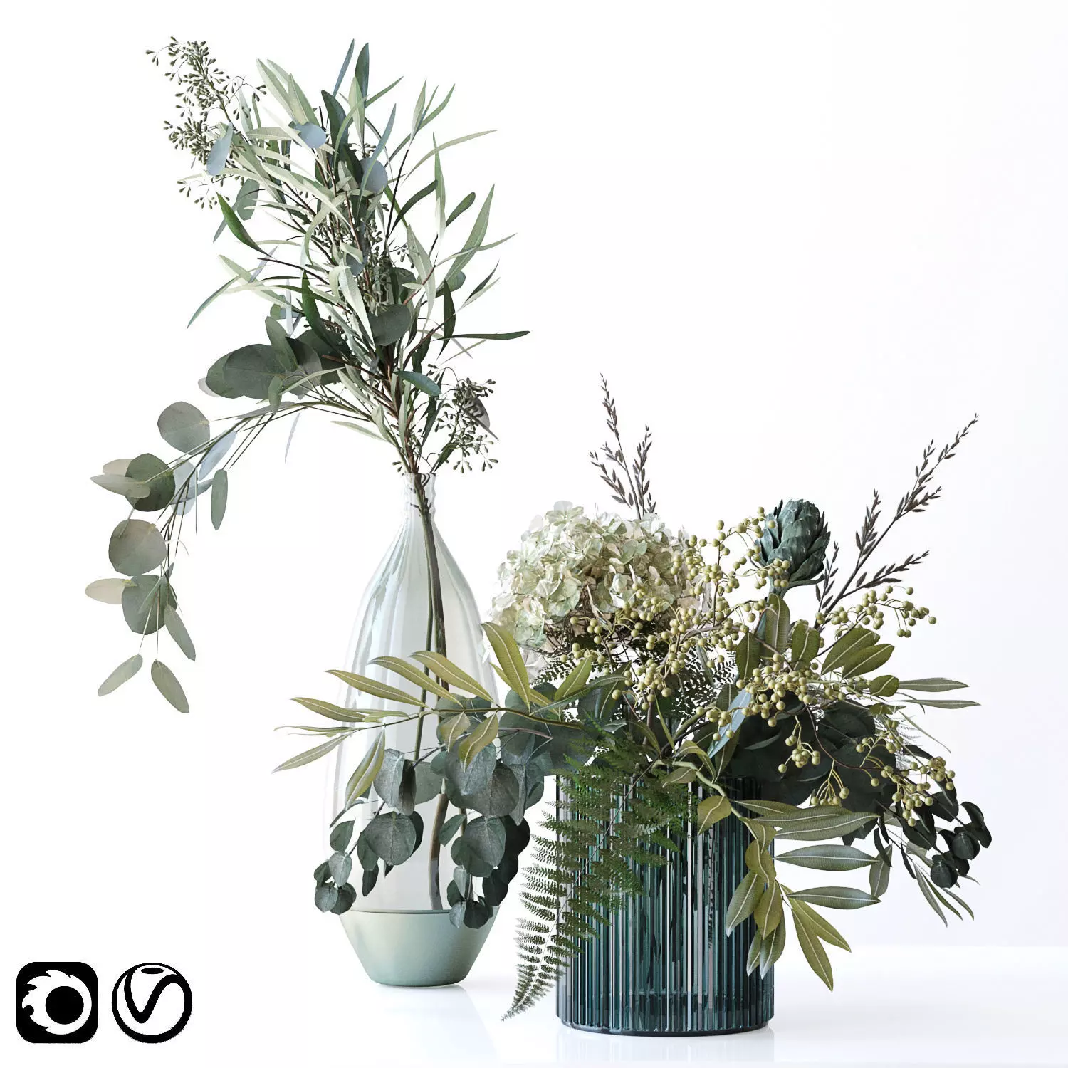 Bouquet 01 3D model_0