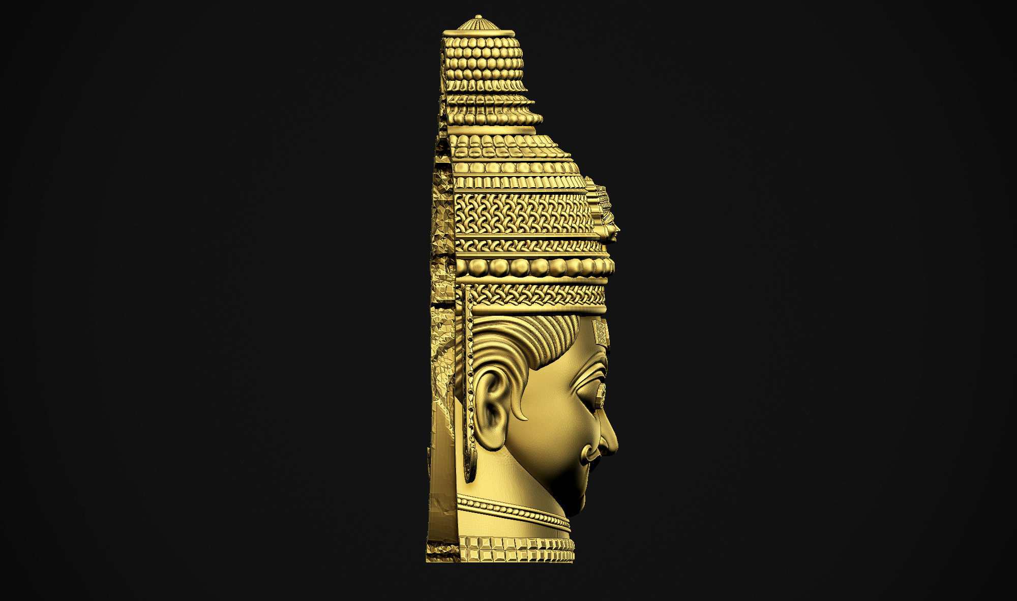 Shankar Head 3D print model_19