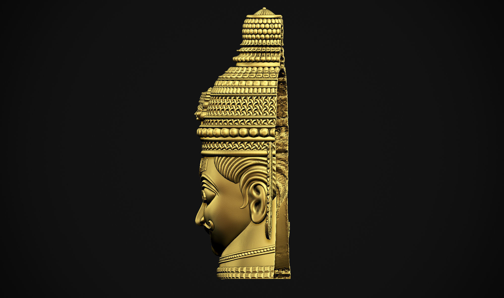 Shankar Head 3D print model_26