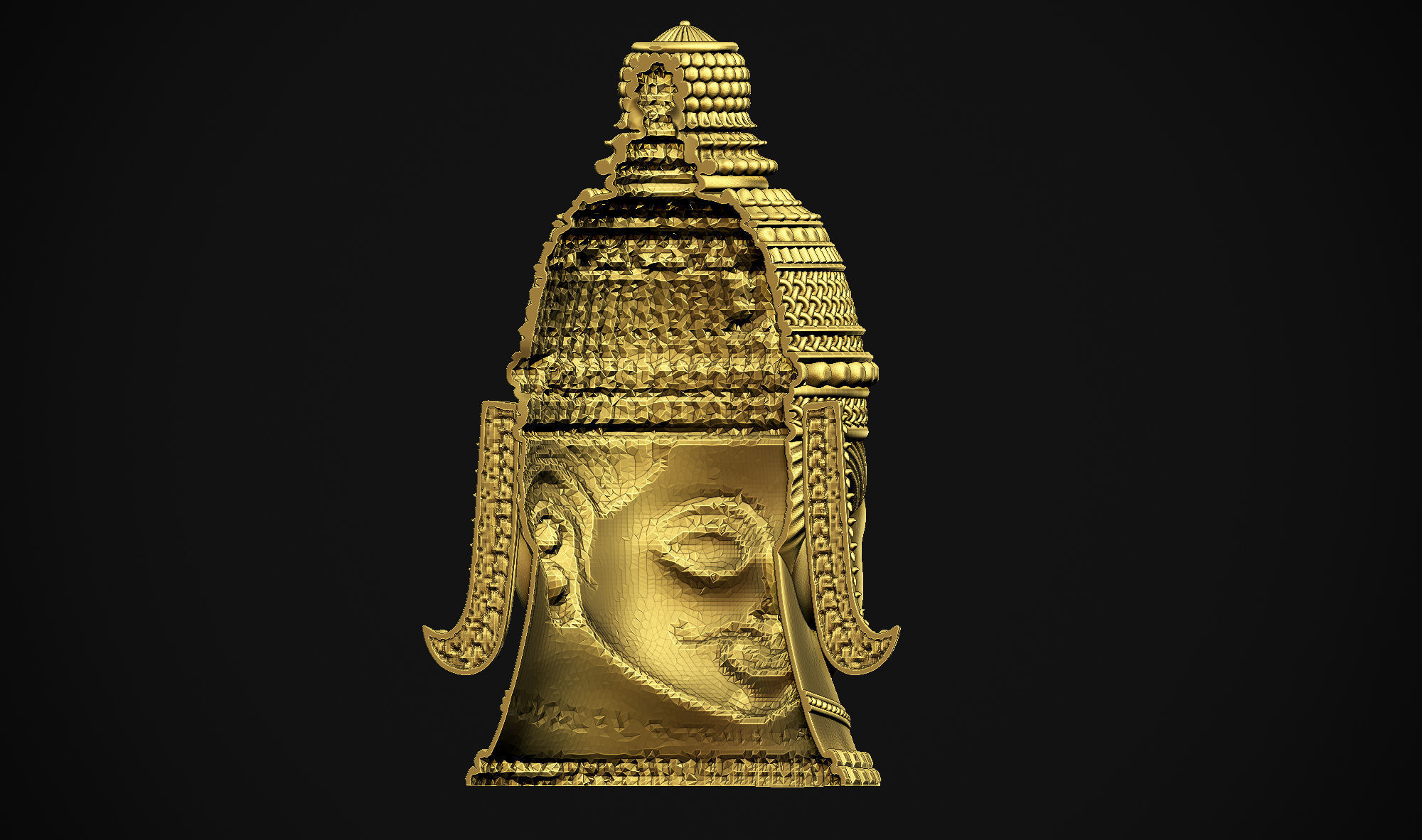 Shankar Head 3D print model_21