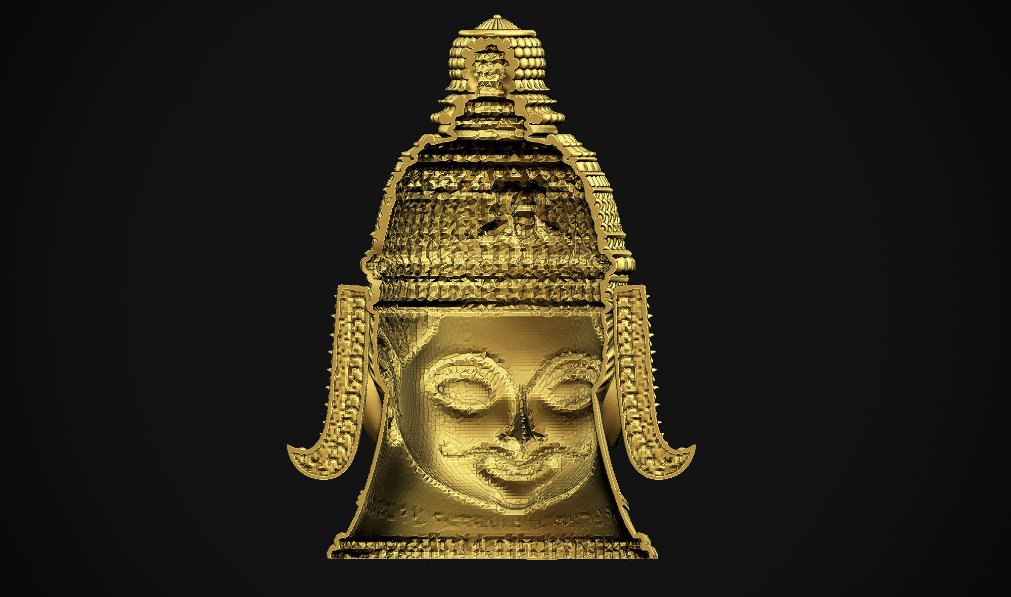 Shankar Head 3D print model_22