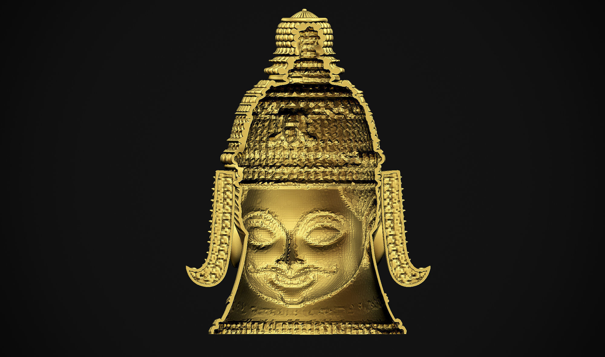 Shankar Head 3D print model_23