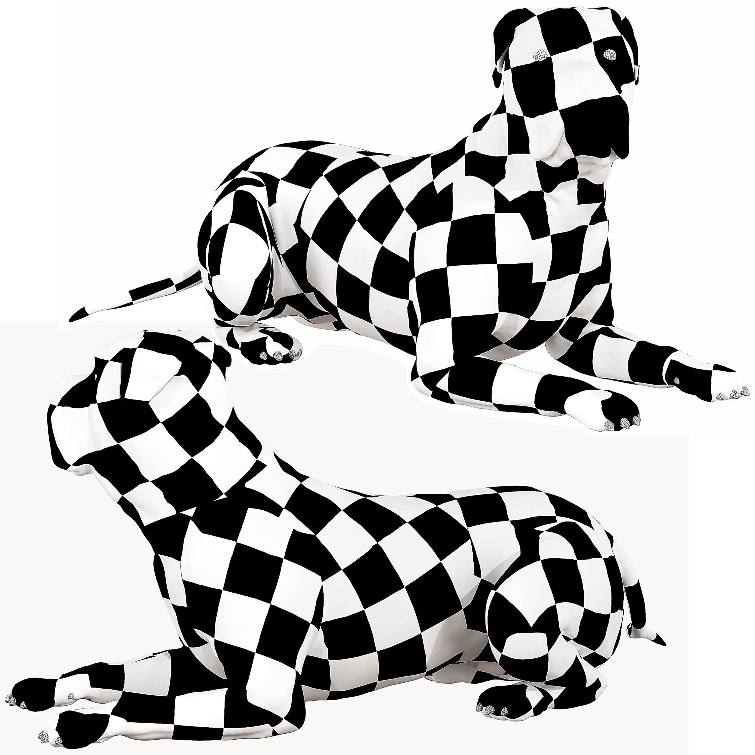 Bullmastiff dog 3D model_6