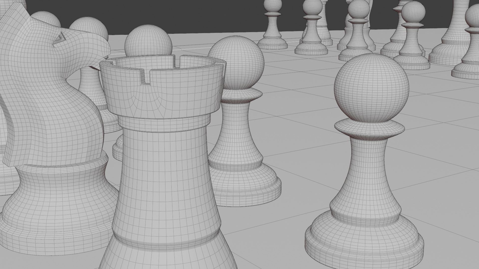 Fine Dining Set 3D model_10