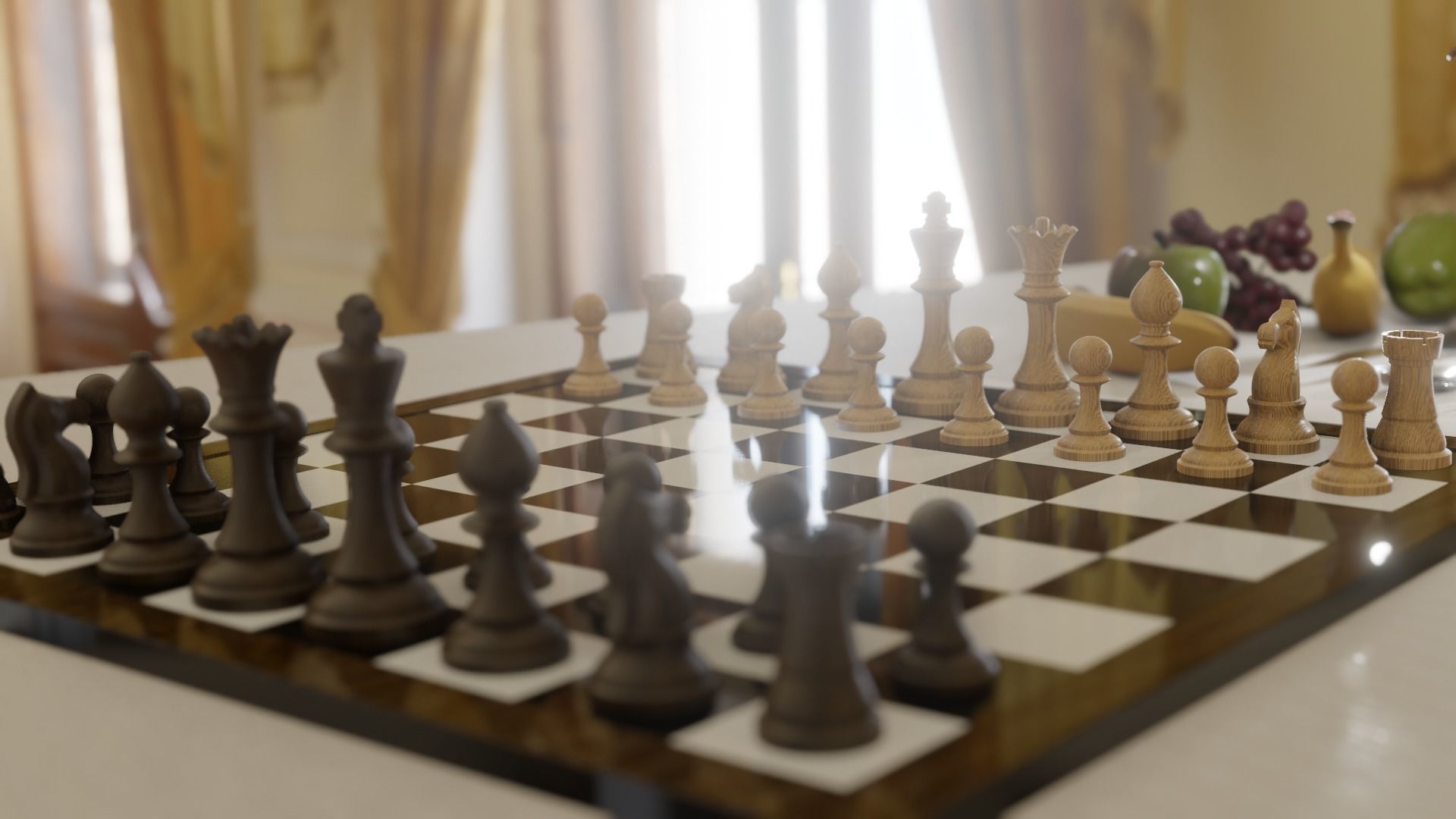 Fine Dining Set 3D model_7