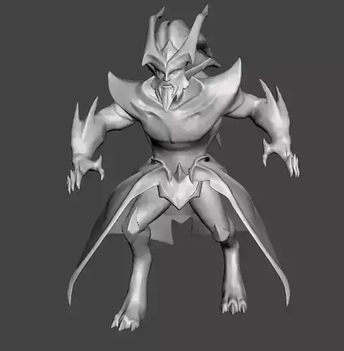 Dragon Oracle Udyr Phoenix form 3D Model