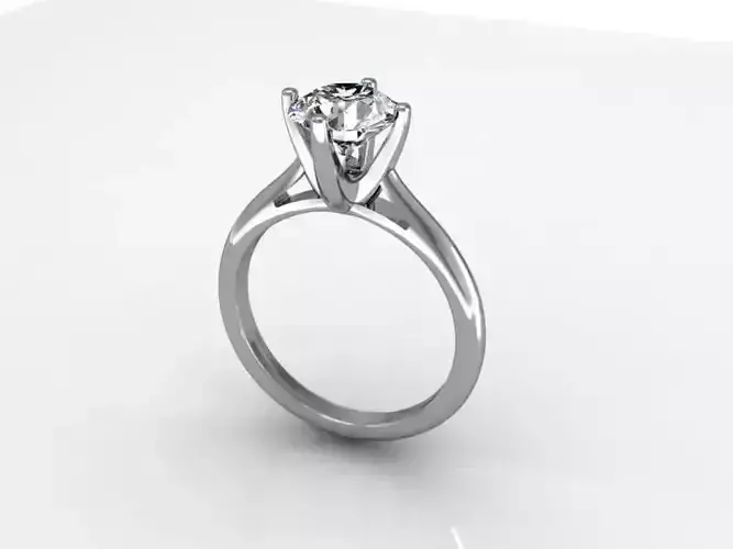 3DM Diamond Ring U012 3D model