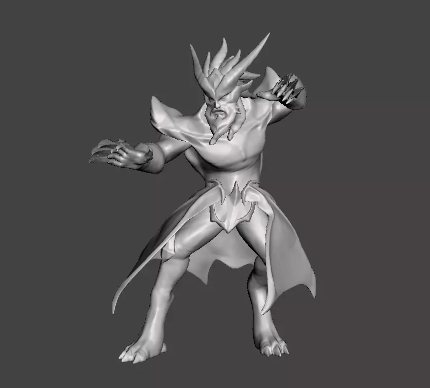 Dragon Oracle Udyr Tiger form 3D Model 3D print model_0