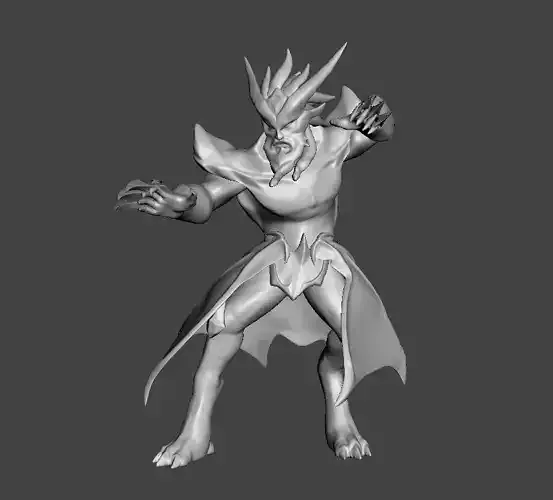 Dragon Oracle Udyr Tiger form 3D Model