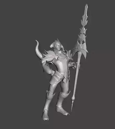 Dragonslayer Jarvan IV 3D Model 3D print model