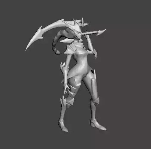 Dragonslayer Diana 3D Model