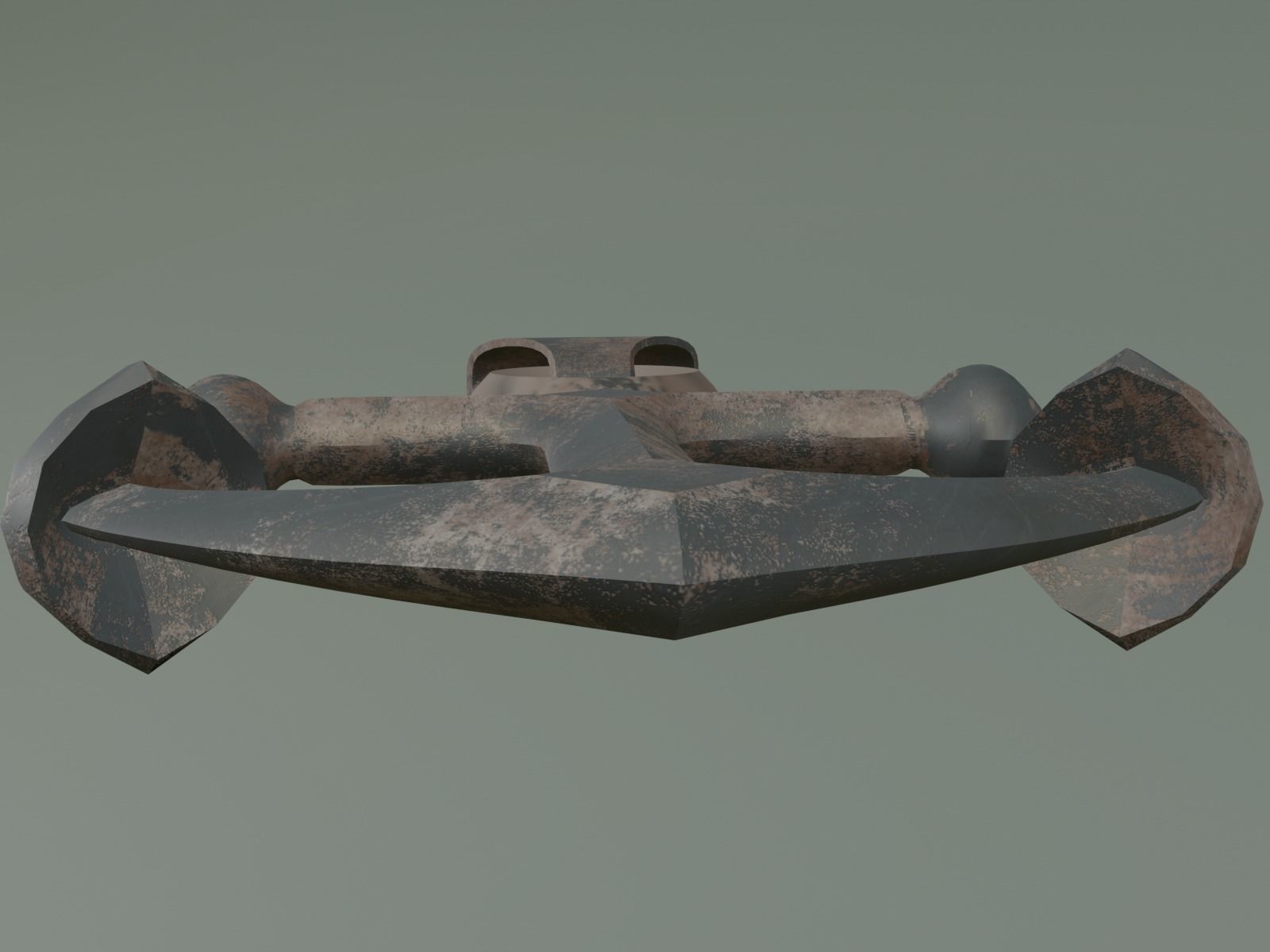 anchor pendant 3D print model_16