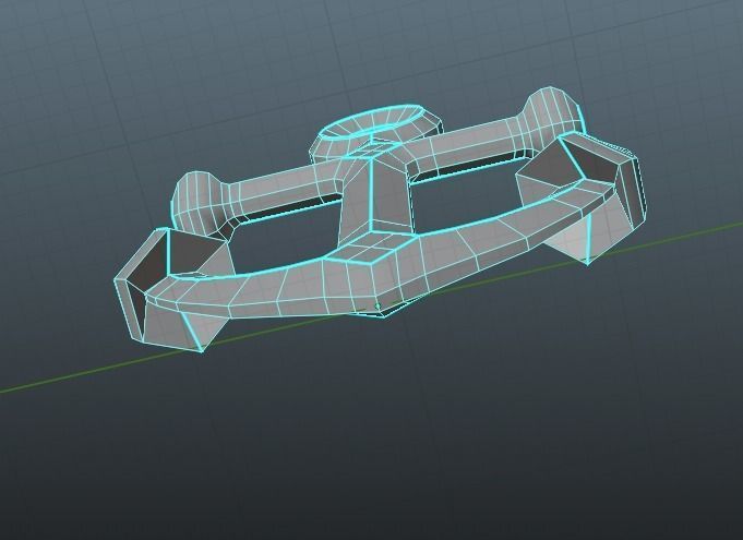 anchor pendant 3D print model_8