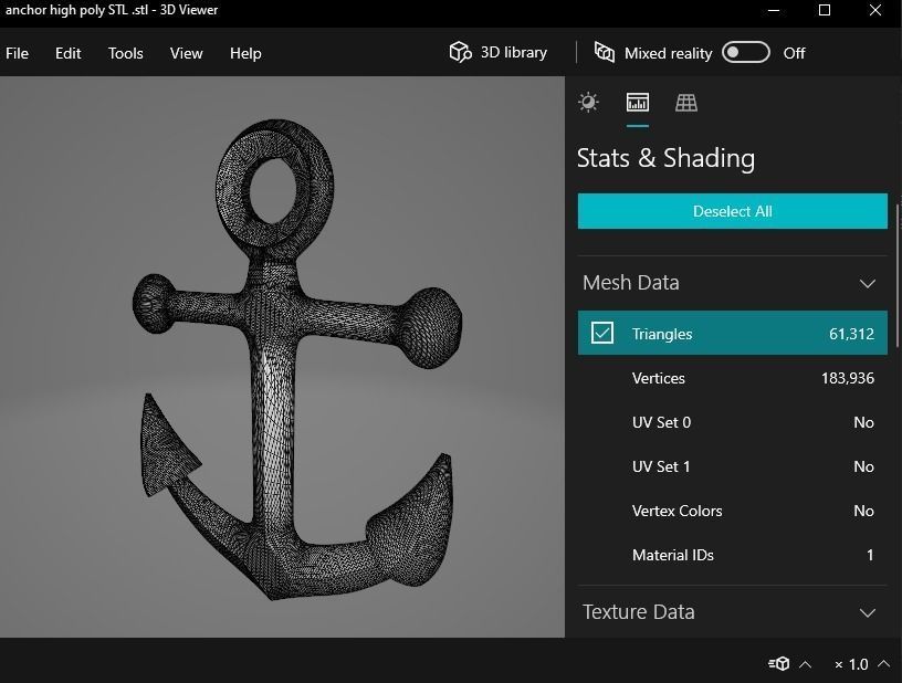 anchor pendant 3D print model_10