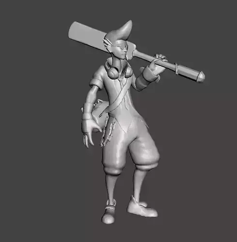 Academy  Ekko 3D Model
