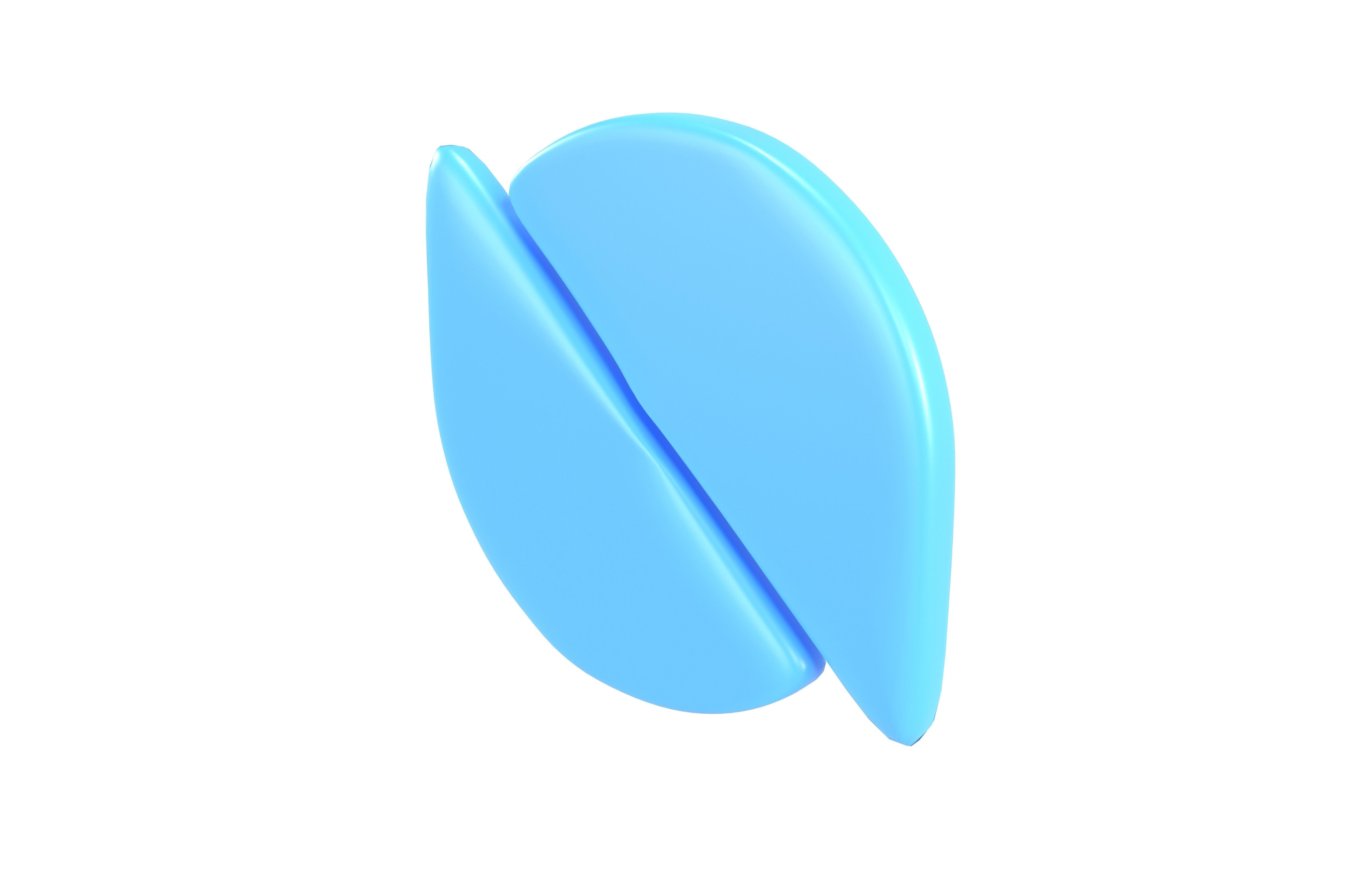 Ontology Coin v2 002 Low-poly 3D model_2