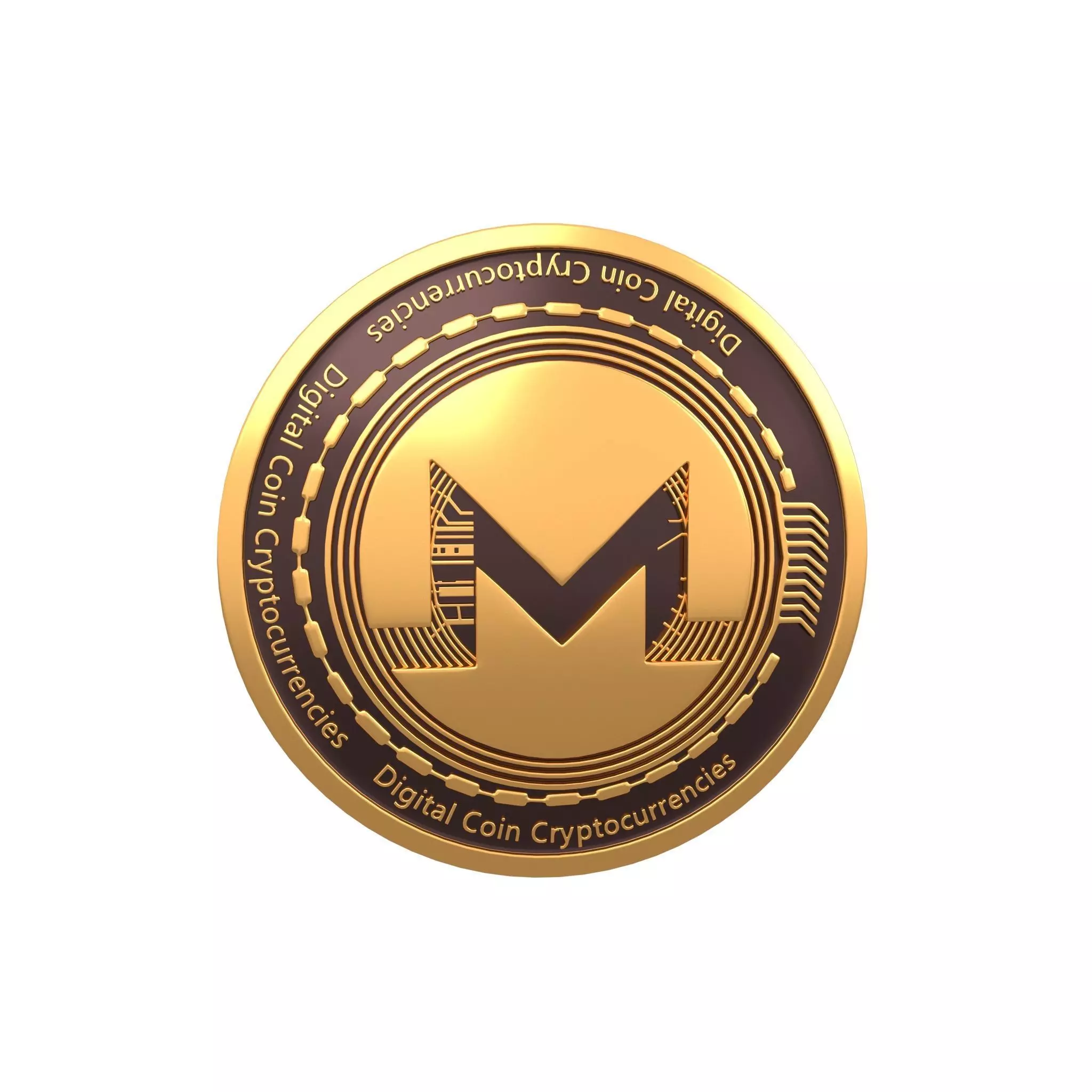 Monero Coin v2 001 3D model_0