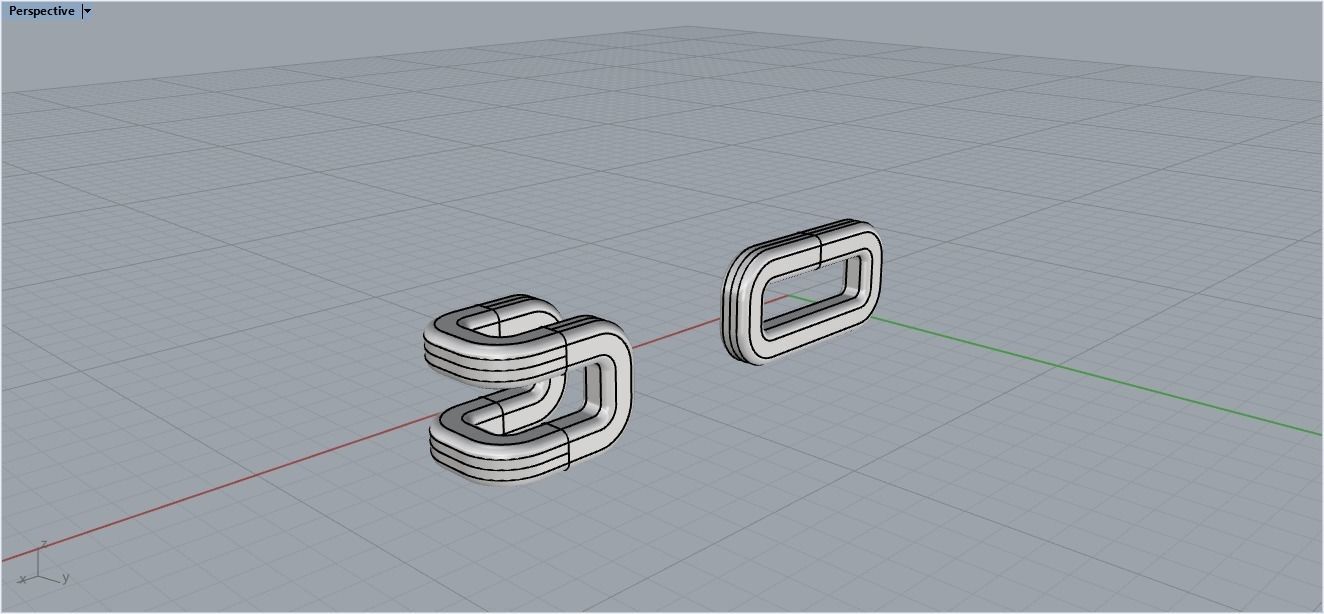 Chain gold 3D print model_20