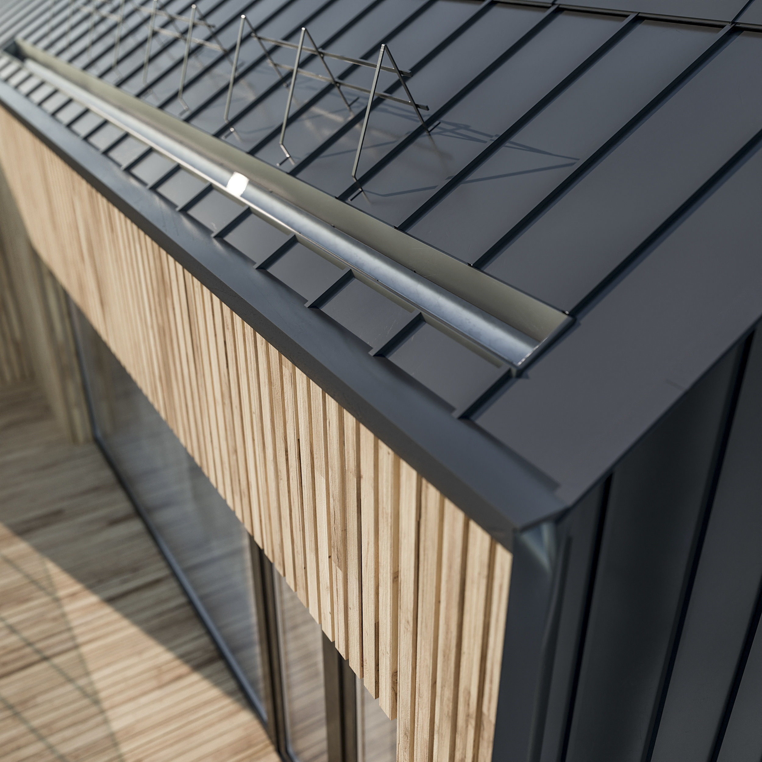 Modern house 03 3D model_2