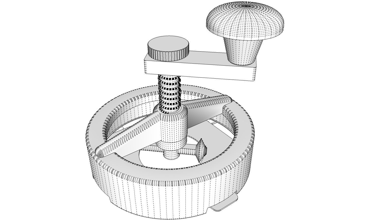 Circle Cutter 3D model_16