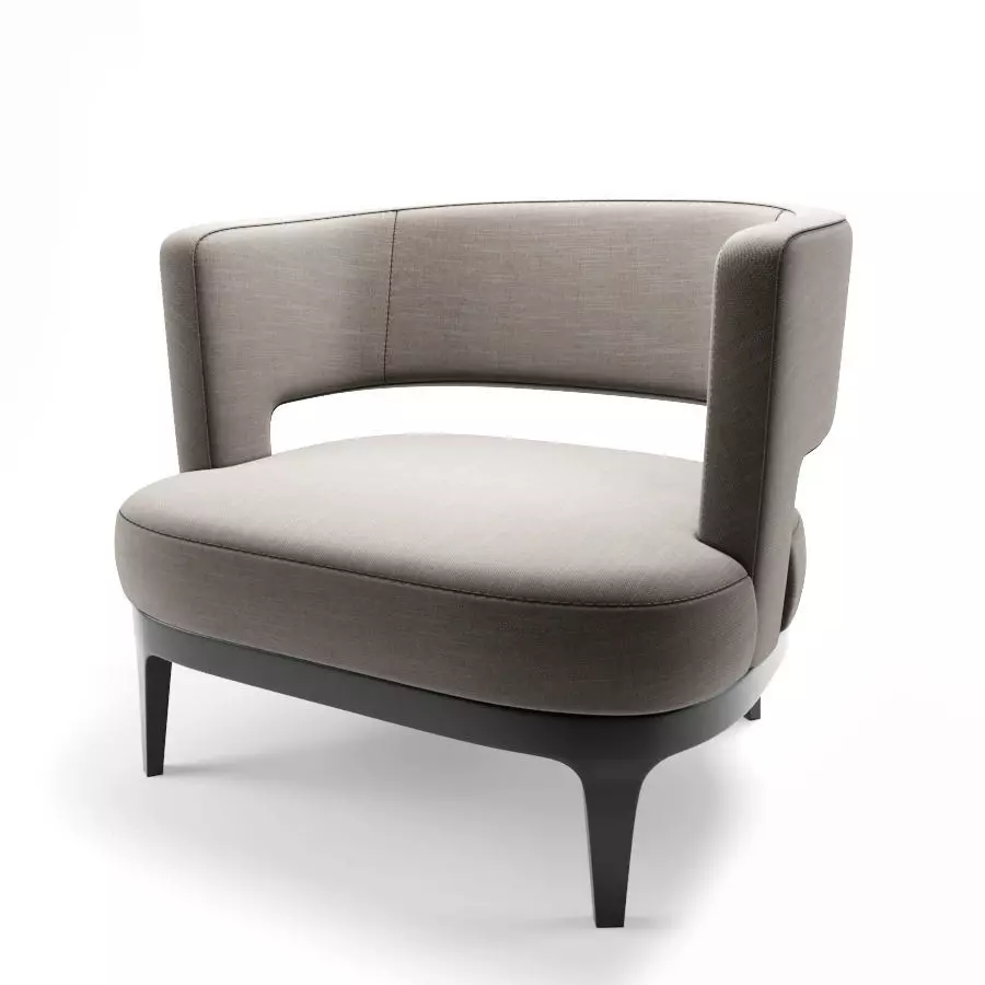 Astrid Flexform Armchair 3D model_0