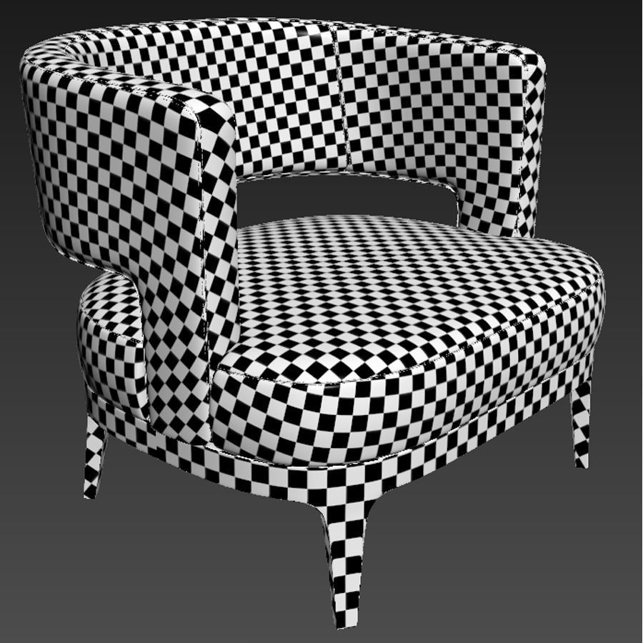 Astrid Flexform Armchair 3D model_2