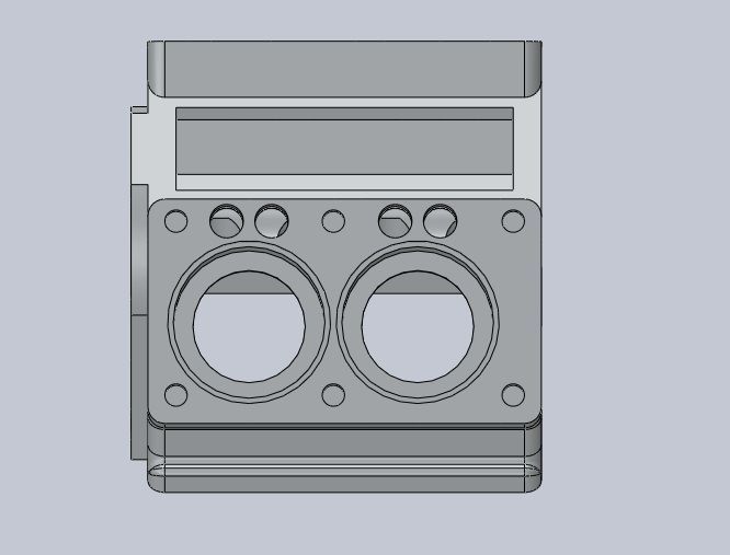 V4 engine block Free 3D print model_1
