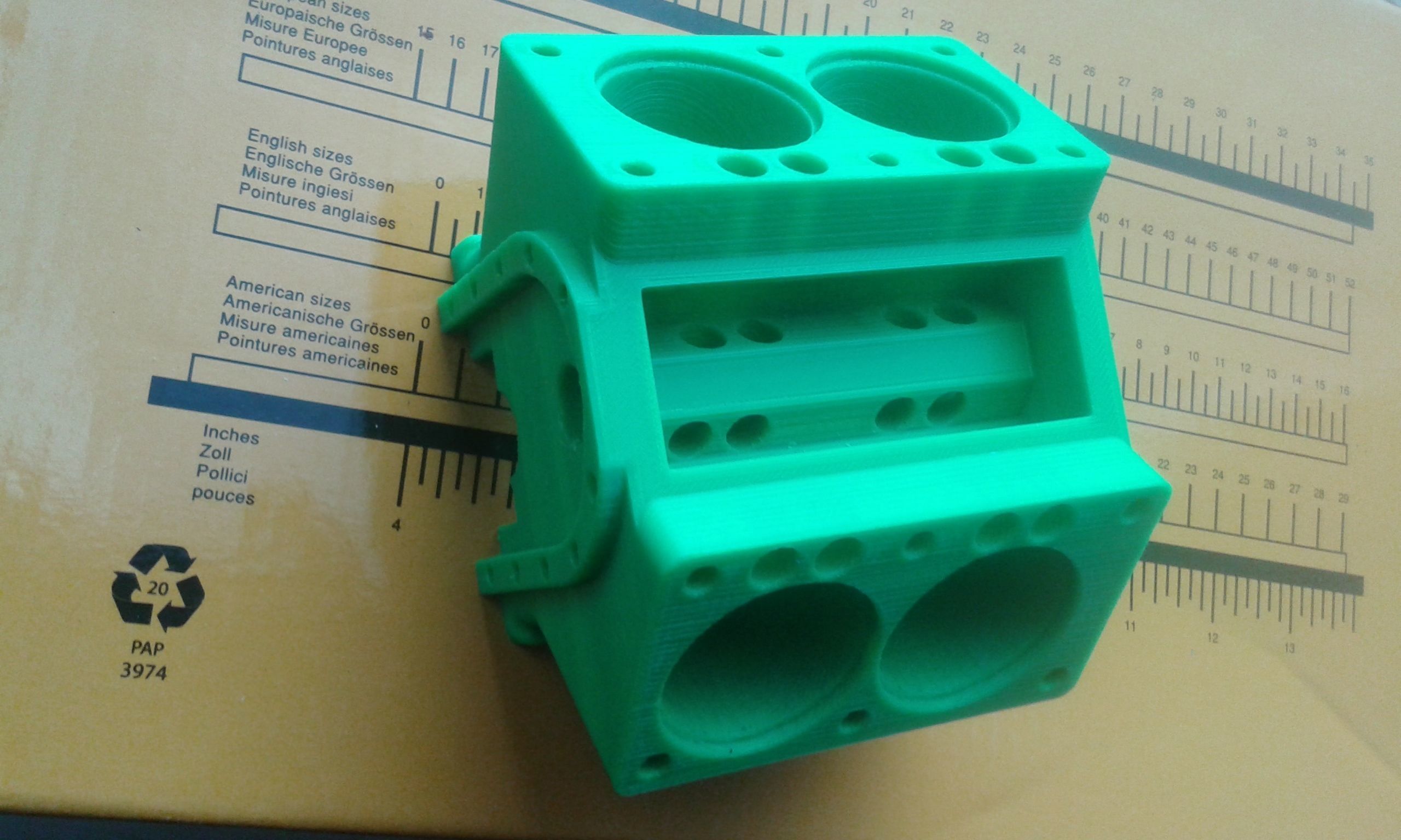 V4 engine block Free 3D print model_5