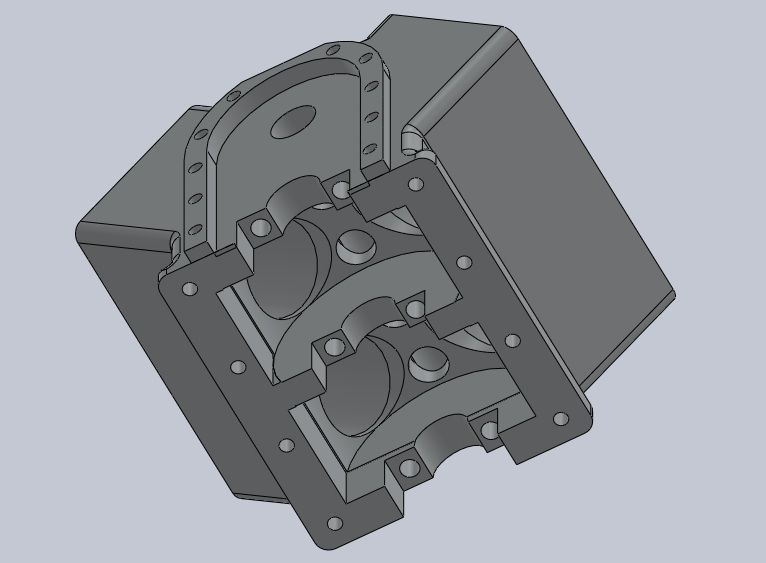 V4 engine block Free 3D print model_4